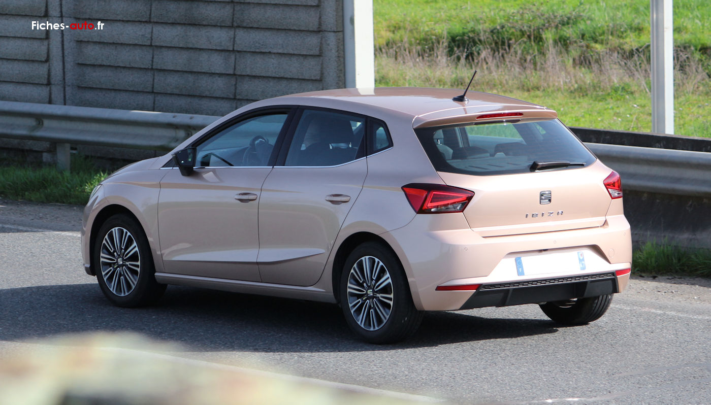 Fiche technique seat Ibiza 2017 Toutes les spécifications longueur