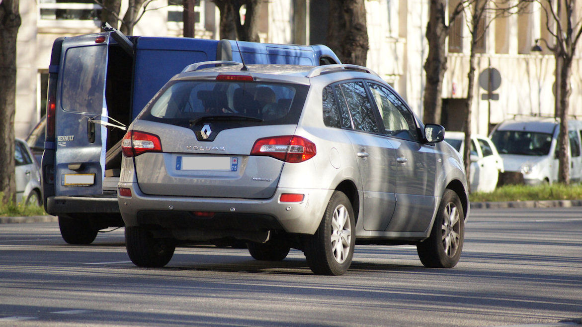 Couverture de coffre arrière rétractable pour Renault Koleos