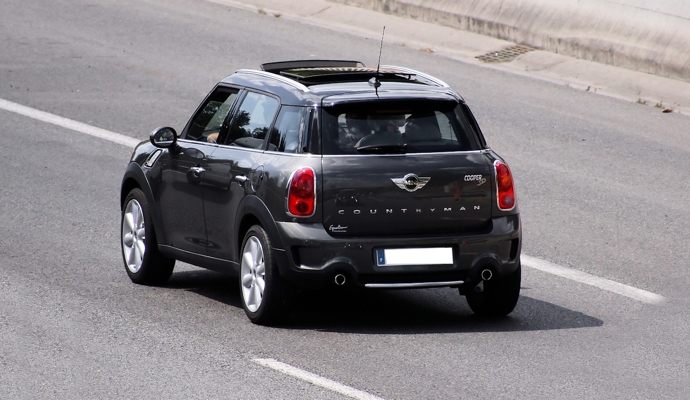 BMW Mini Countryman II bovenste vloer van de koffer 2017-> rubberen