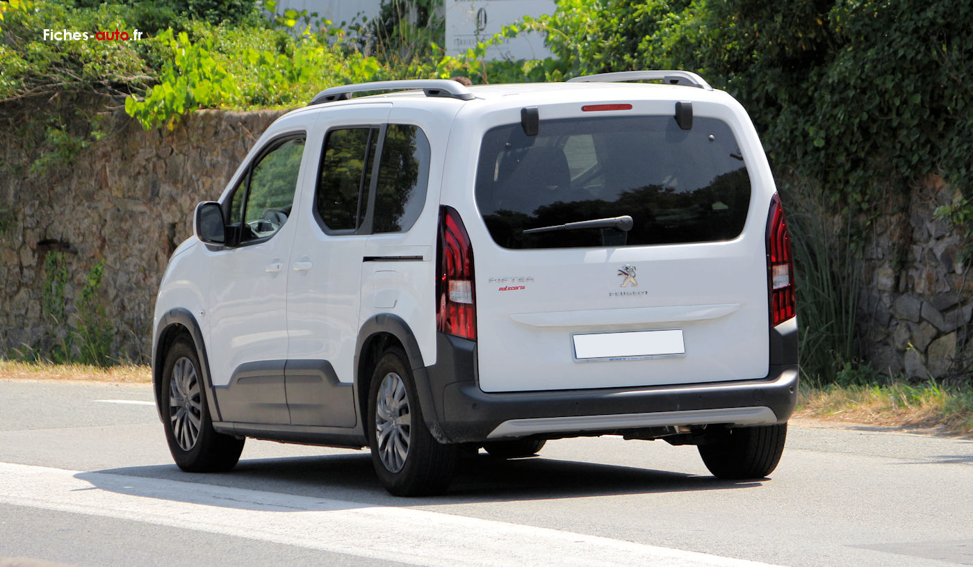 Fiche technique peugeot Rifter 2019 Toutes les spécifications ...