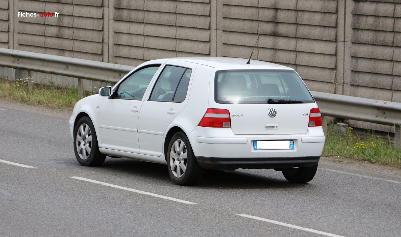 Avis Volkswagen Golf IV 1.9 TDi 115 ch BVM 6 rapports, 4Motion ...
